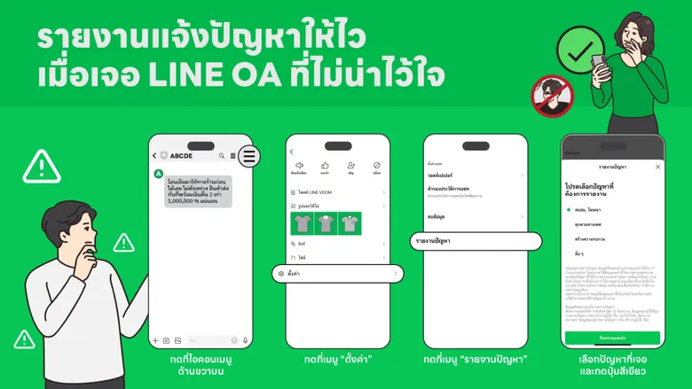 ข้อควรระวัง! รู้เท่าทันภัย มิจฉาชีพหลอกลวงผ่าน LINE OA