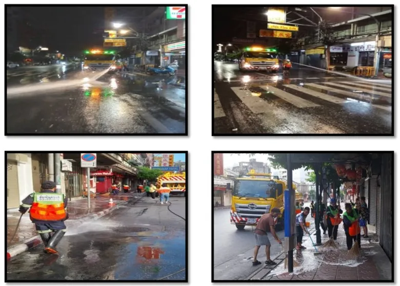 เขตสัมพันธวงศ์เดินหน้าจัดระเบียบ-ปรับปรุงภูมิทัศน์-เพิ่มความถี่ล้างถนนและทางเท้าถนนเยาวราช