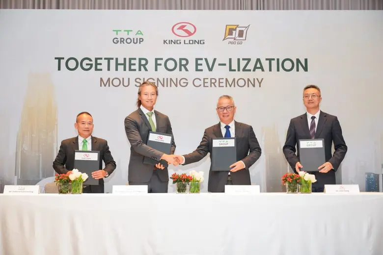 TTA and King Long Set to Penetrate Thai EV Market with Commercial Electric Pickup Trucks