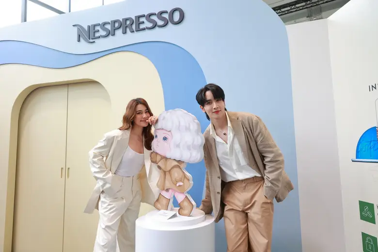 คิมเบอร์ลี่ - กองทัพ พีค ร่วมดื่มด่ำช่วงเวลากาแฟแห่งความสุข ผ่านงานนิทรรศการ 'NESPRESSO ME MOMENTS'