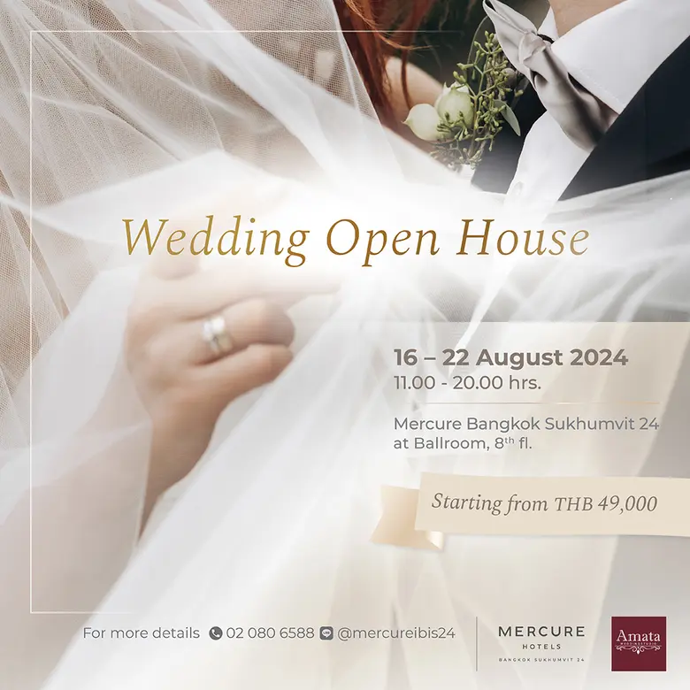 Mercure Bangkok Sukhumvit 24 Wedding Open...