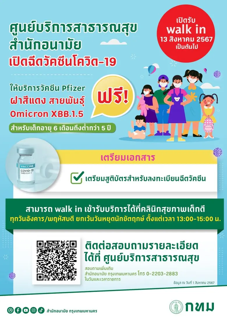 สำนักอนามัย กรุงเทพมหานคร และ สมาคมโรคติด...