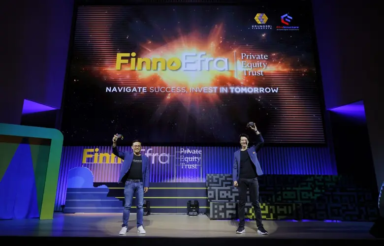 Krungsri Finnovate and EfraStructure launch the "Finno Efra" Private Equity Trust to support small startups, alongside an 'Accelerator Program’ to fuel rapid growth