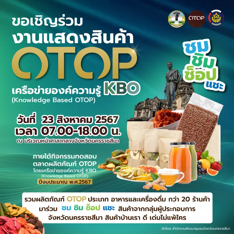 สำนักงานพัฒนาชุมชนจังหวัดนครราชสีมา ขอเชิ...