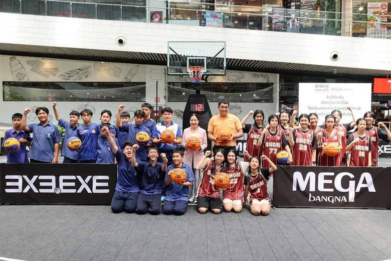เมกาบางนา เดินหน้าสร้างสรรค์กิจกรรรมเพื่อชุมชนและสังคม เปิดโอกาสให้เยาวชน เรียนรู้การเล่นบาสเกตบอลประเภท 3 คนจากโค้ชมืออาชีพ พร้อมต่อยอดปั้นคอผมมูนิตี้สำหรับคนรักกีฬา