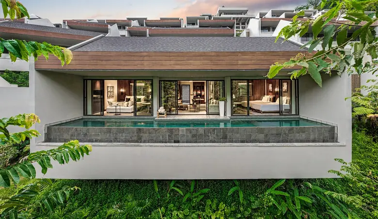 A graceful tropical retreat neighbouring ...