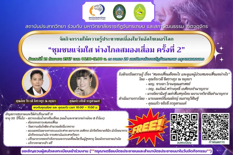 มหาวิทยาลัยราชภัฏจันทรเกษม ร่วมกับสถาบันป...