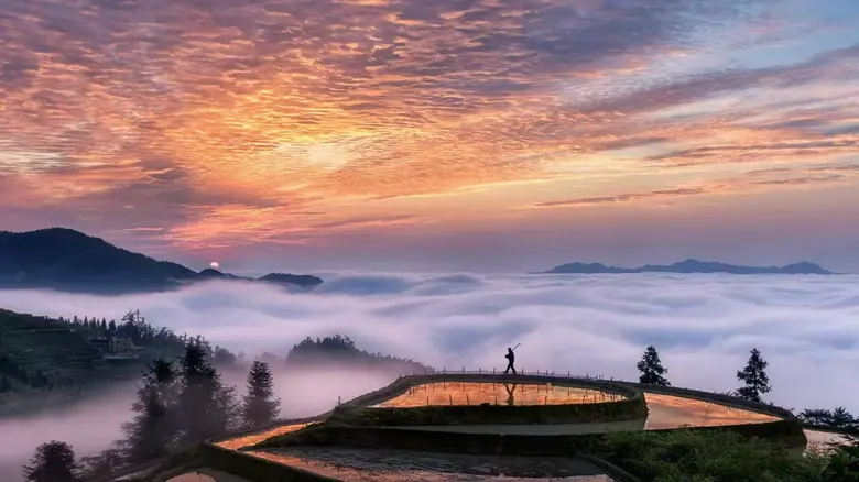The Second "From Ziquejie Terraces To The...