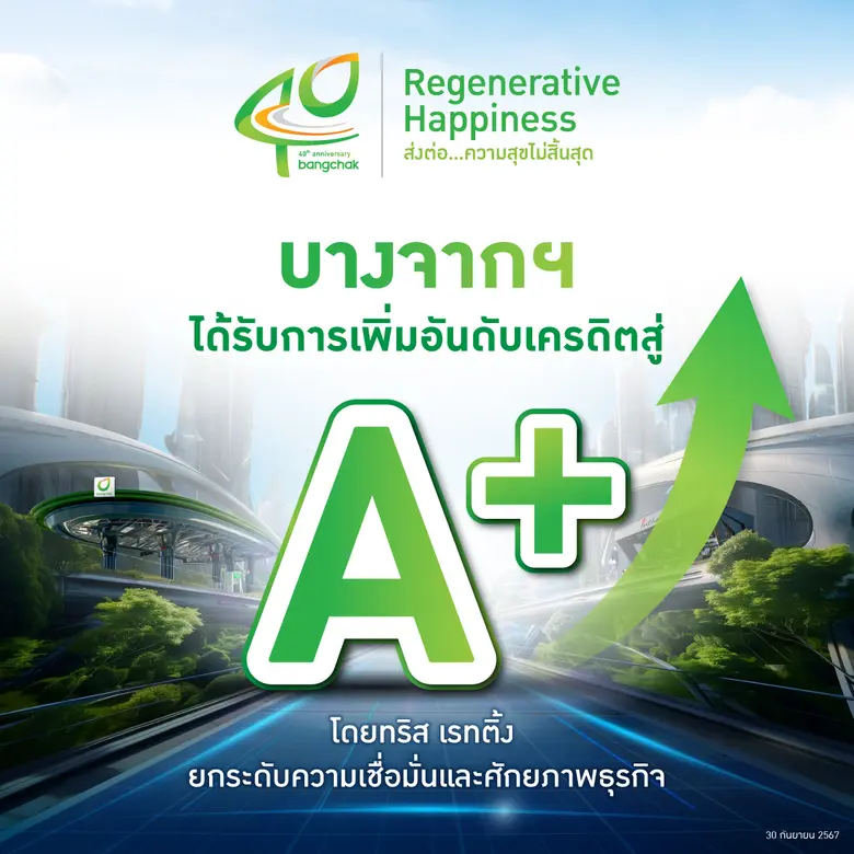 บริษัท บางจาก คอร์ปอเรชั่น จำกัด (มหาชน) ได้รับการป...