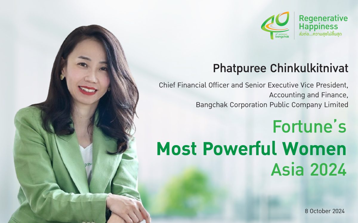 Ms. Phatpuree Chinkulkitnivat, Chief Fina...