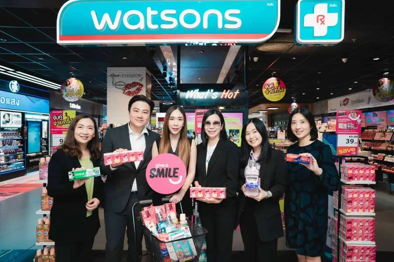 คณะผู้บริหาร วัตสันประเทศไทย และแบรนด์พัน...