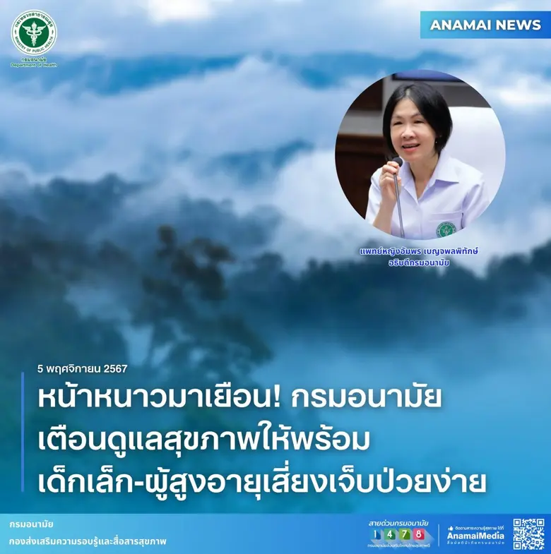 กรมอนามัย กระทรวงสาธารณสุข ห่วงใย ประชาชน...