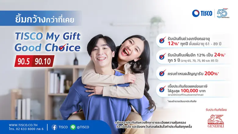 ธนาคารทิสโก้ เล็งเห็นความสำคัญในการวางแผน...