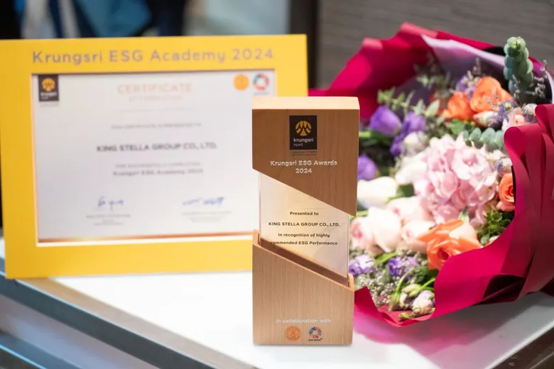 King's Stella Group คว้ารางวัล Krungsri ESG Awards 2024 ตอกย้ำการเป็นผู้นำด้าน ESG พัฒนาธุรกิจสู่ความยั่งยืน