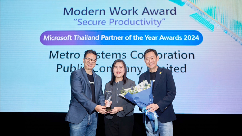 MSC won Modern Work Award "Secure Product...