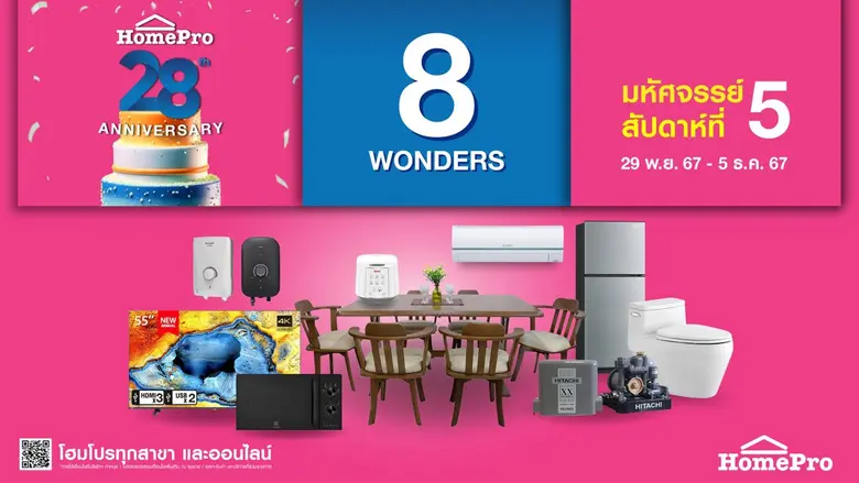 โฮมโปร ฉลองครบรอบ 28 ปี จัดแคมเปญ "HomePr...