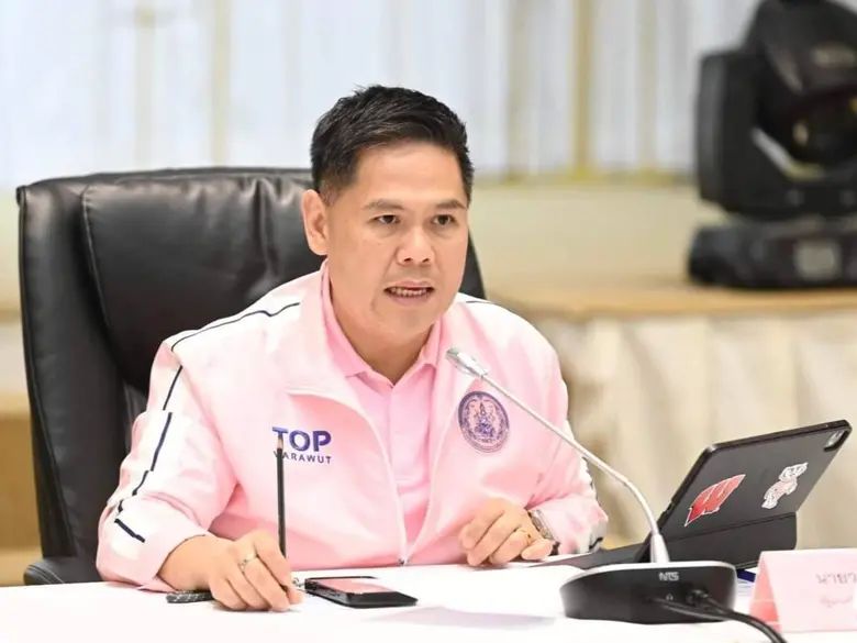 นายวราวุธ ศิลปอาชา รัฐมนตรีว่าการกระทรวงก...