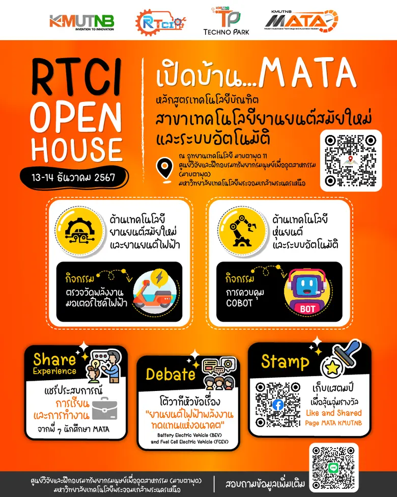 อุทยานเทคโนโลยี มหาวิทยาลัยเทคโนโลยีพระจอ...