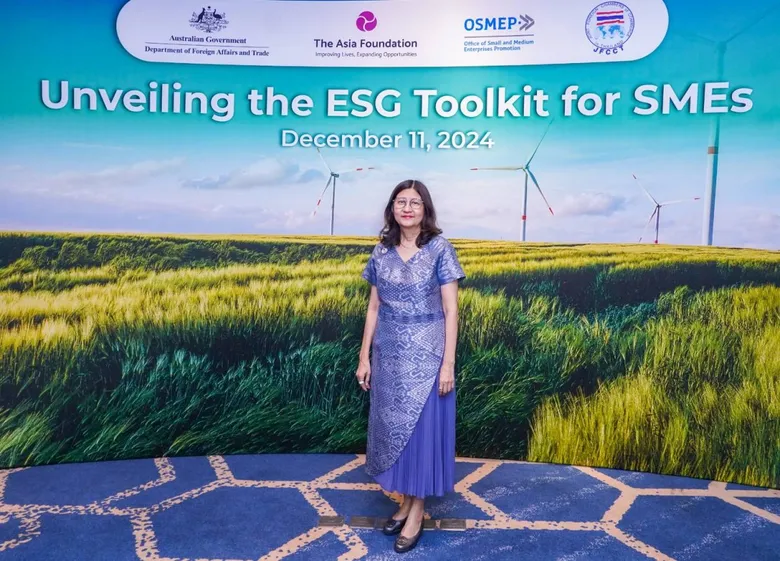 สสว.จับมือมูลนิธิเอเชียและพันธมิตร เปิดตัว "คู่มือปฏิบัติ ESG สำหรับ SMEs ไทย สู่โอกาสในตลาดโลกสีเขียว"
