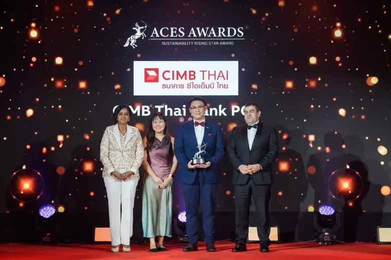ธนาคาร ซีไอเอ็มบี ไทย คว้ารางวัล Sustaina...