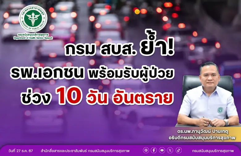 กรมสนับสนุนบริการสุขภาพ (กรม สบส.) กระทรว...