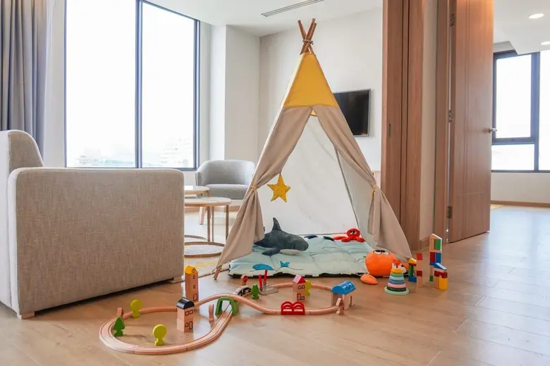 Experience the comfort of our 'Family Getaway' in a...