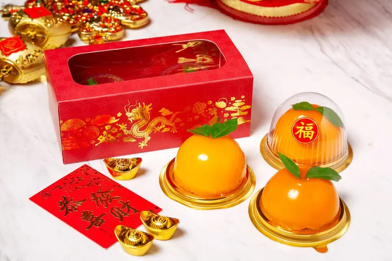 Celebrate the Year of the Snake with "Lucky Orange" Cakes at Tea &amp; Tipple and Mill &amp; Co, Centara Grand at CentralWorld