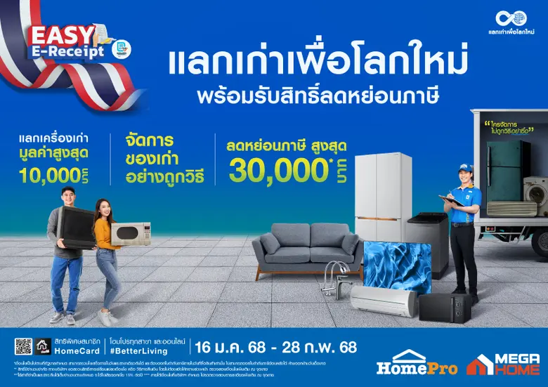 โฮมโปรเดินหน้าสานต่อความยั่งยืนผ่านโครงกา...