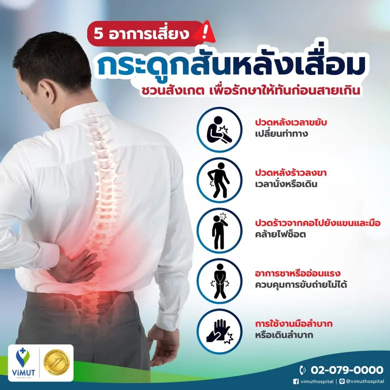 หลายคนอาจคิดว่าปัญหากระดูกเสื่อมเป็นเรื่อ...