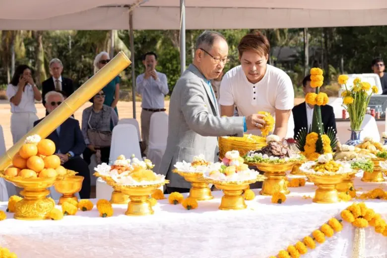 โรงพยาบาลบำรุงราษฎร์ภูเก็ต ทำพิธีบวงสรวงเ...