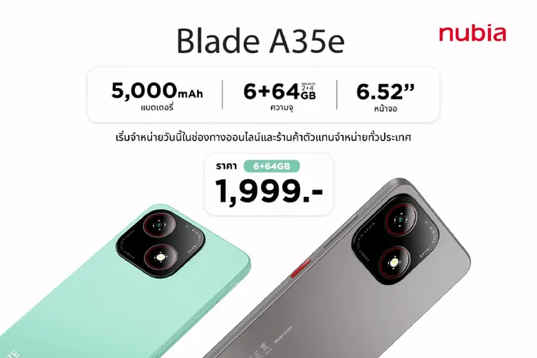 สมาร์ทโฟนรุ่นเริ่มต้นที่มาพร้อมสเปคจัดเต็ม จอใหญ่ขน...