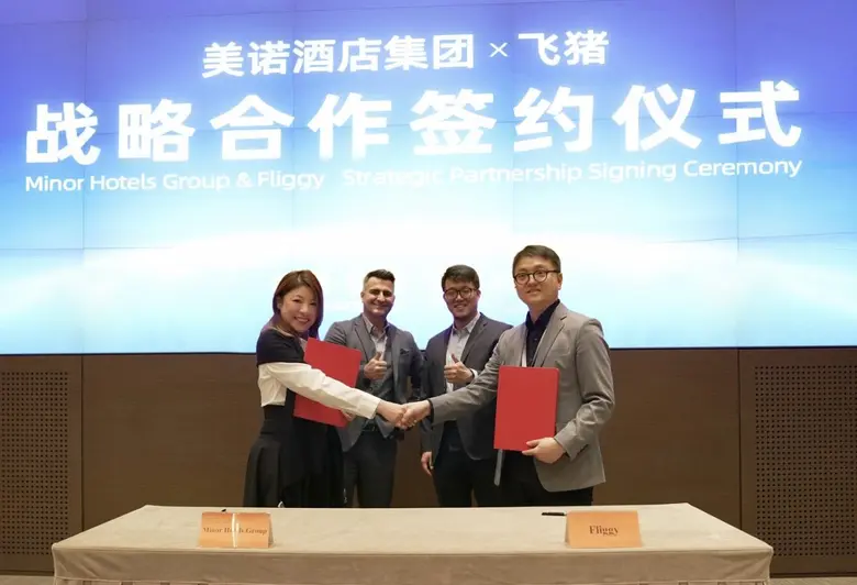 Minor Hotels Partners with Fliggy's New 'Global Discovery' Platform to Drive Growth and Enhance Brand Presence in China