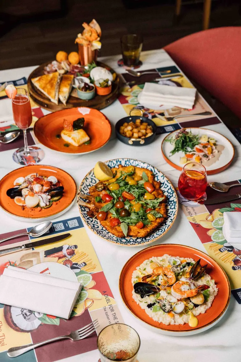 Experience the best of Italian and Thai c...
