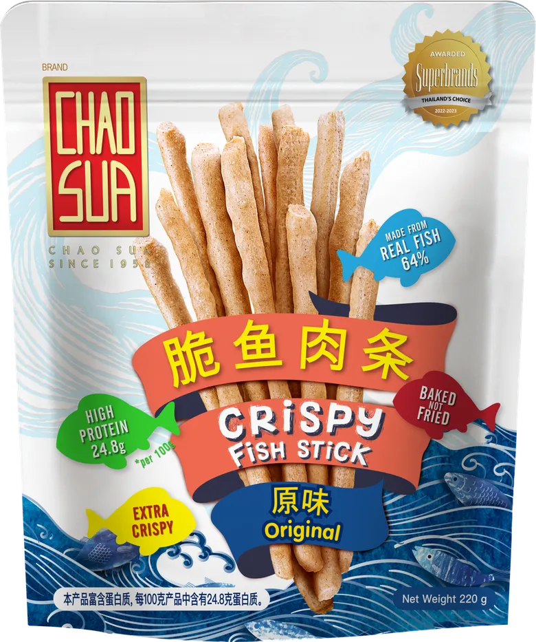 "CHAO" เปิดตัว "ปลาแท่งอบกรอบ" รุกตลาดจีนครั้งใหญ่ รับเทรนด์สุขภาพโตแรง พร้อมวางขายใน Sam's Club กว่า 50 สาขาทั่วประเทศจีน