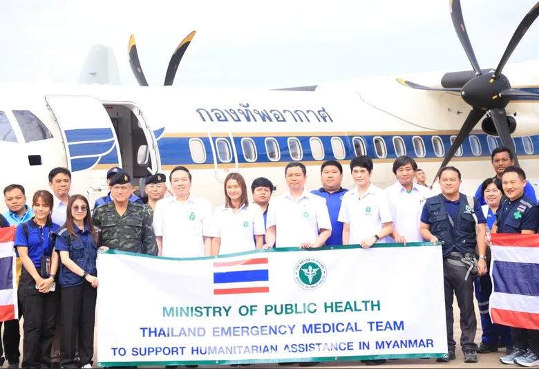 ทีม SEhRT ผลัด 2 รับไม้ต่อร่วมจัดการสุขาภิบาลและอนามัยสิ่งแวดล้อมในประเทศเมียนมาเหตุแผ่นดินไหวเสี่ยงสุขภาพประชาชน