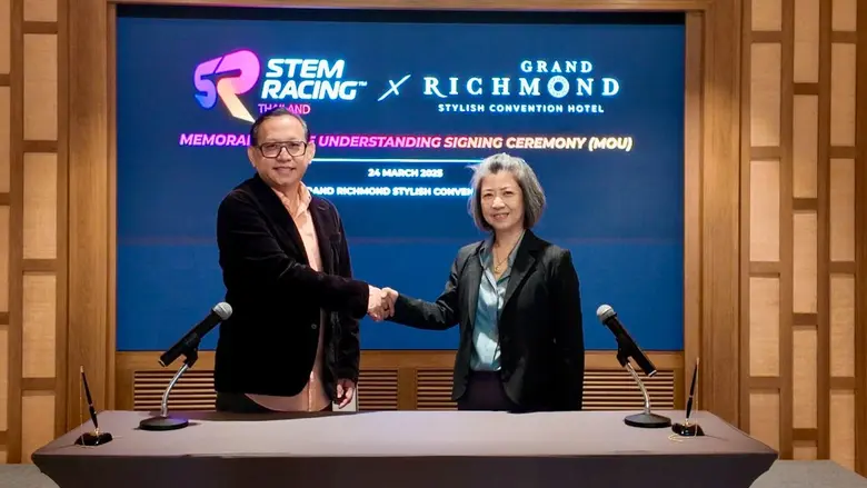 STEM Racing Thailand Signs 5 Year Partnership with Grand Richmond Stylish Convention Hotel