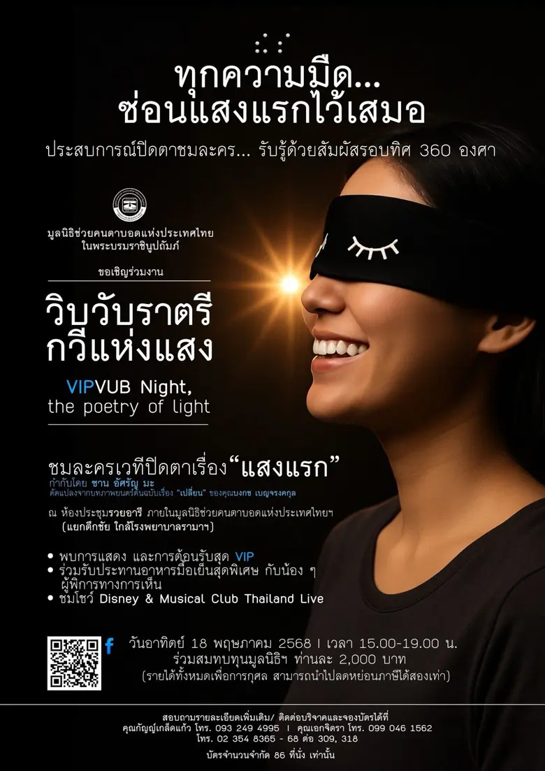 มูลนิธิช่วยคนตาบอดแห่งประเทศไทย ในพระบรมราชินูปถัมภ...