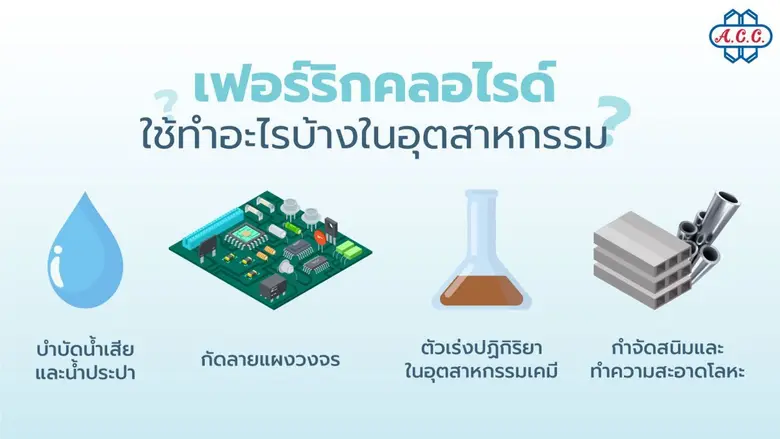 ถ้าพูดถึง "เฟอร์ริกคลอไรด์ (Ferric Chlori...
