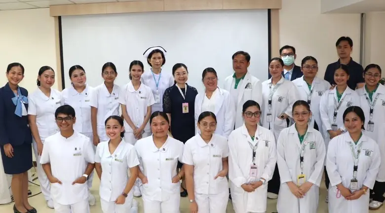 พว.นงลักษณ์ ใจบุญ ผู้อำนวยการฝ่ายการพยาบาล โรงพยาบา...