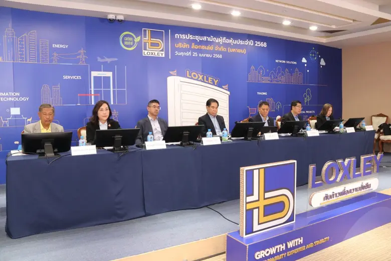 ล็อกซเล่ย์ จัดประชุมผู้ถือหุ้นปี 2568 ผ่าน E-AGM ภายใต้แนวทาง Carbon Neutral