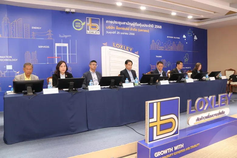 ล็อกซเล่ย์ จัดประชุมผู้ถือหุ้นปี 2568 ผ่าน E-AGM ภายใต้แนวทาง Carbon Neutral