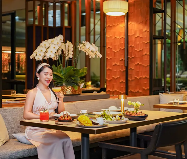 ภายในบรรยากาศอันสงบและหรูหราของ โรงแรม วิ...