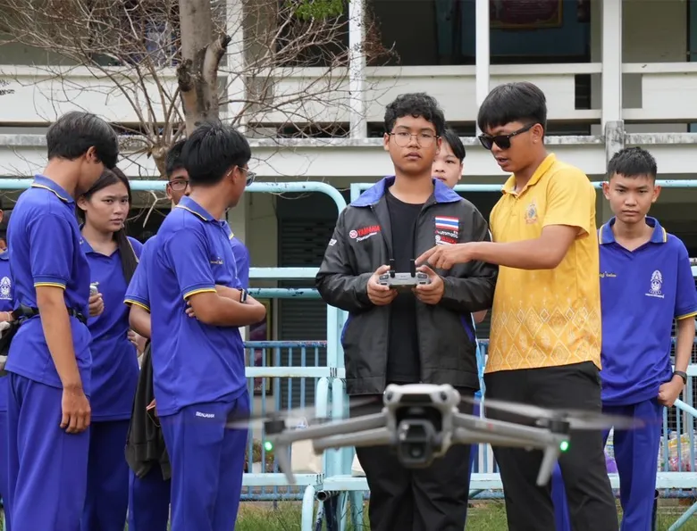 วช. ร่วมกับ เทศบาลเมืองฉะเชิงเทรา ส่งเสริมการเพิ่มทักษะการประยุกต์ใช้เทคโนโลยีโดรนเพื่อส่งเสริมการท่องเที่ยวให้กับเยาวชนและบุคลากรด้านการท่องเที่ยวของ จ.ฉะเชิงเทรา