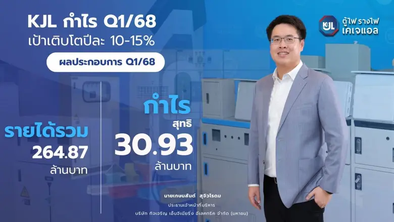 'กิจเจริญ เอ็นจิเนียริ่ง อีเลคทริค' ทำกำไรสุทธิไตรม...