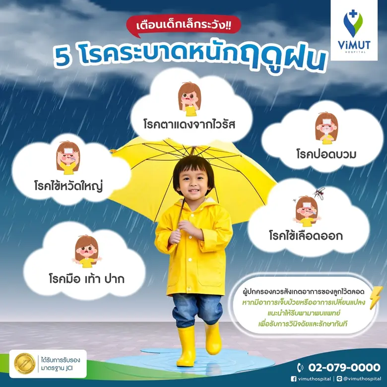 เข้าหน้าฝนทีไร เราจะได้ข่าวเด็กป่วยเพราะต...