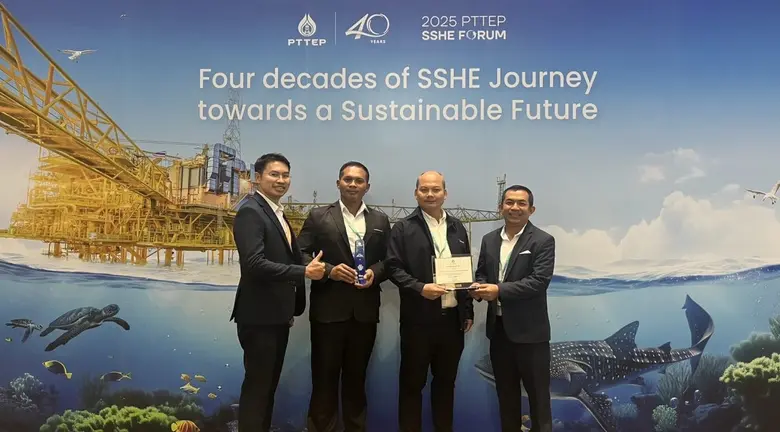 บริษัท ยูนิไทยชิปยาร์ด แอนด์ เอนจิเนียริ่ง จำกัด รับรางวัล  CEO SSHE Excellence Award 2024 จาก PTTEP