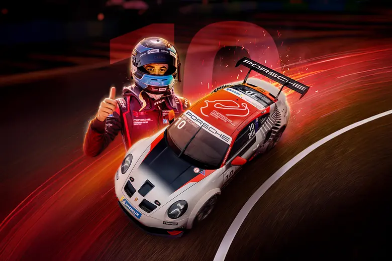 บนรถแข่ง Porsche Carrera Cup Asia 2025 ขอ...