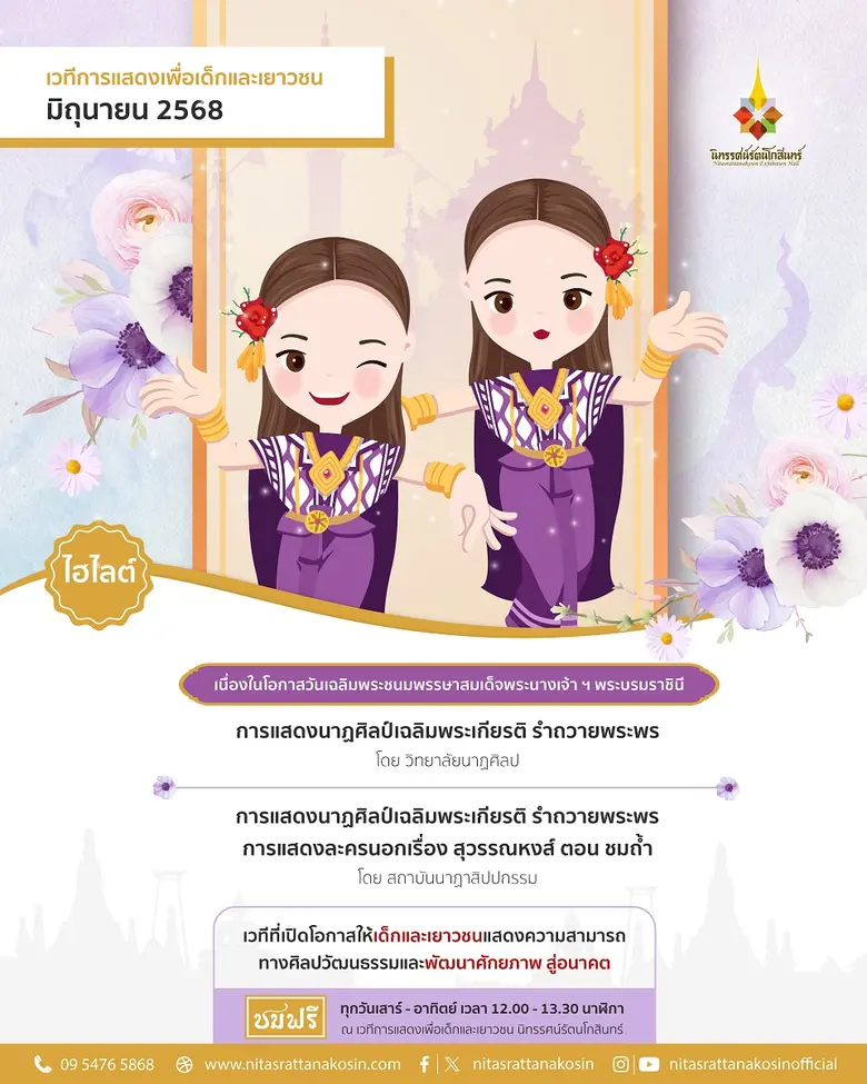 เวทีการแสดงเพื่อเด็กและเยาวชน นิทรรศน์รัตนโกสินทร์ ...