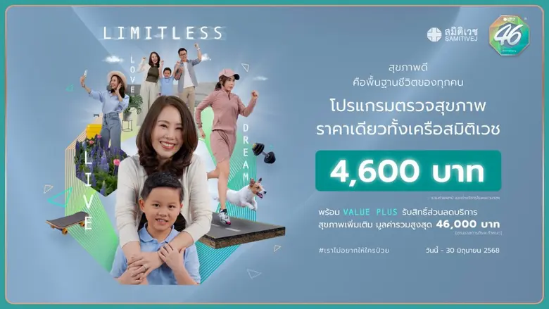 - ตรวจสุขภาพพร้อมประเมินภาวะสุขภาพด้วยเทค...