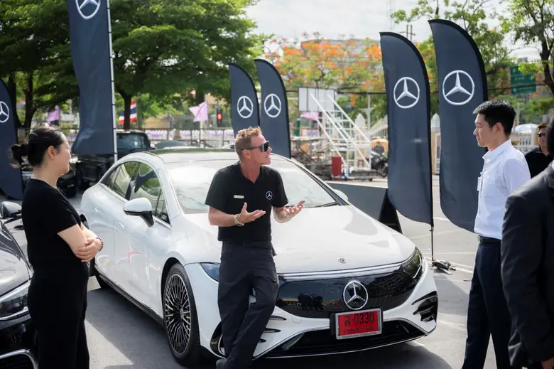 เมอร์เซเดส-เบนซ์ ส่งแฟลกชิปโมเดล EQS และ S-Class ร่วมทดสอบระบบช่วยเหลือผู้ขับขี่ขั้นสูงในงาน "Road Safety Week" โดย UNESCAP